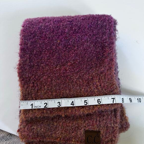 C.C. Burnt Orange Scarf - 7x80 inches - Picture 3 of 6